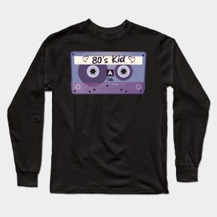 80's Child's Vintage Retro Cassette Tape Long Sleeve T-Shirt